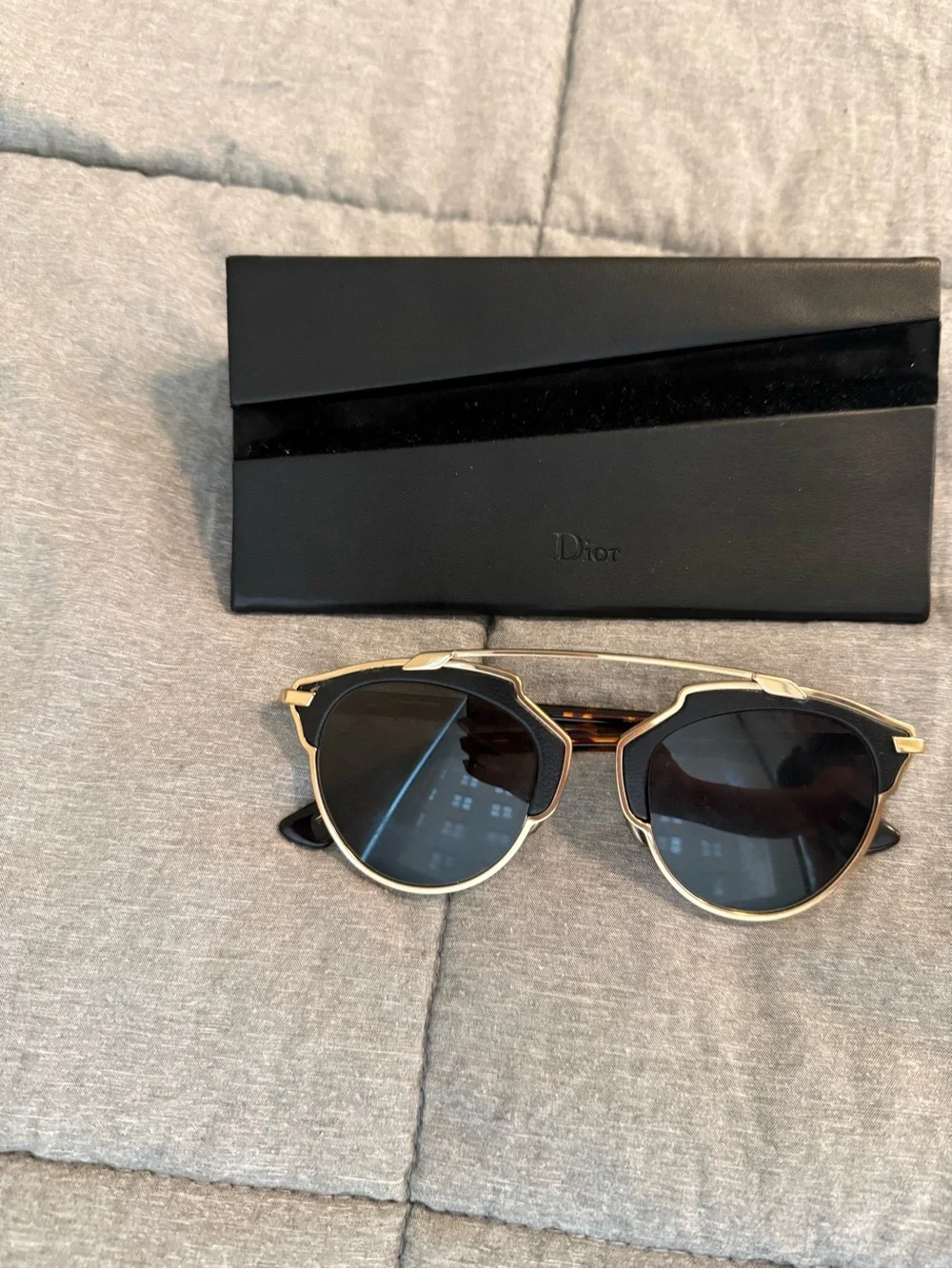 Dior “So Real” sunglasses with case